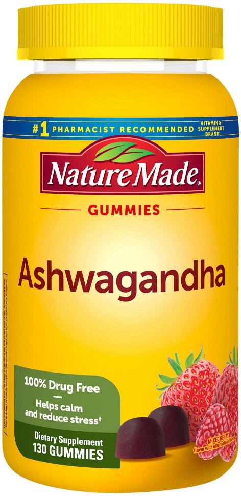 Ashwagandha Gummies, Mixed Berry, 130 ct.