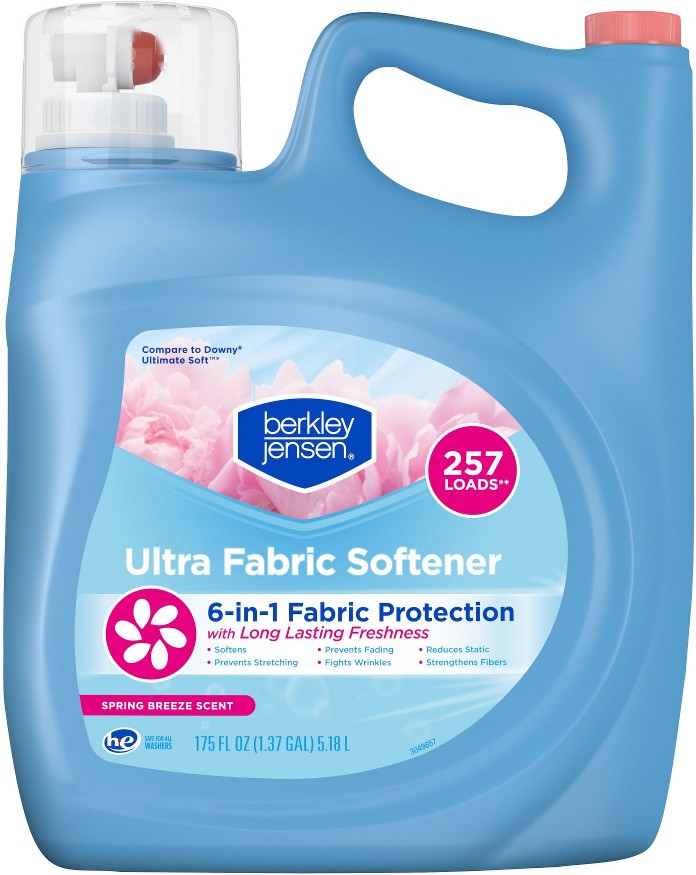 Ultra Liquid Fabric Softener - Spring Breeze, 257 loads/175 fl. oz.