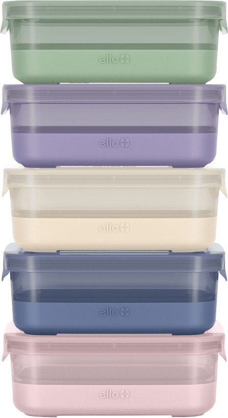 Plastic 10-Pc. Meal Prep Storage Container Set