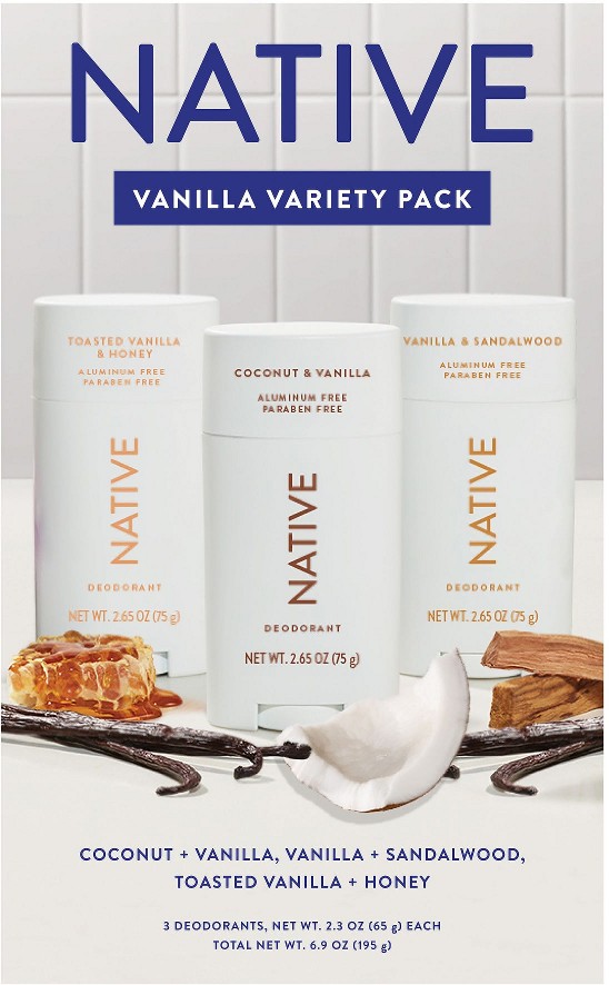 Vanilla Vibes Deodorant, 3 pk./7.95 oz.