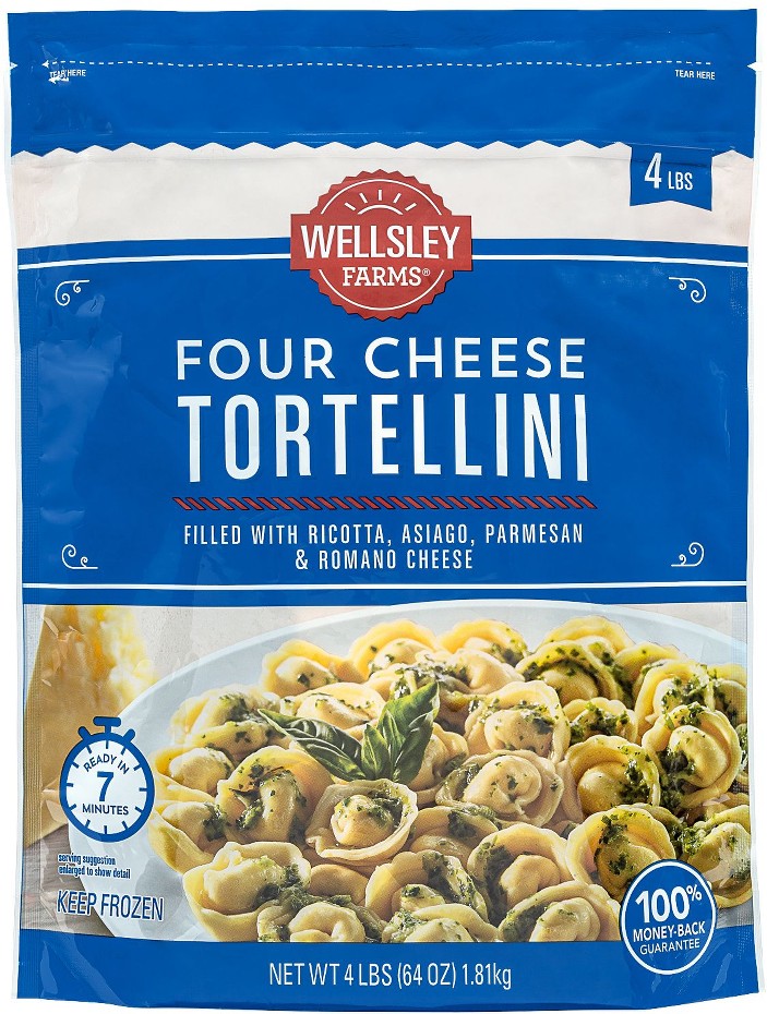 Four Cheese Tortellini, 4 lbs.