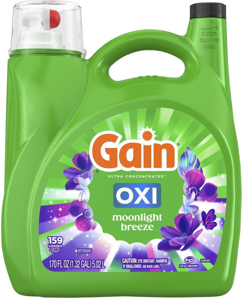 Liquid Laundry Detergent - Moonlight Breeze, 159 loads/170 oz.
