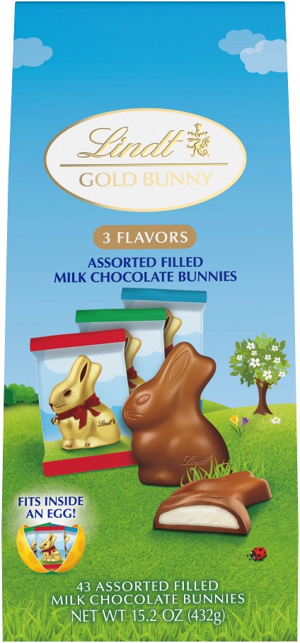 Gold Bunny Assorted Milk Chocolate Bunnies, Assorted Bunny Shapes, 15.2 oz.
