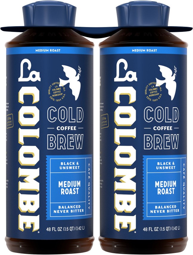 Unsweetened Medium Black Cold Brew, 2 pk./48 oz.