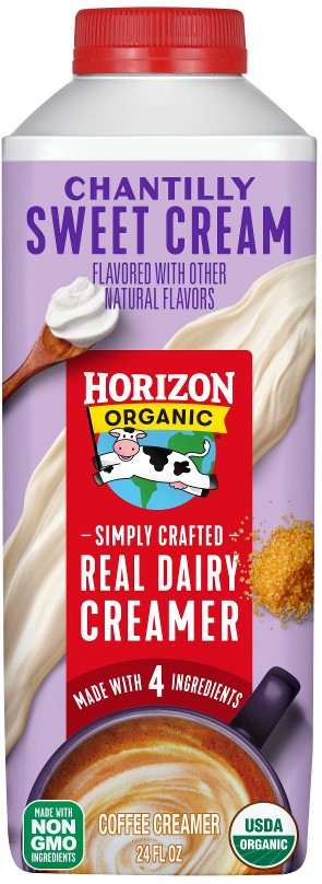 Real Dairy Chantilly Sweet Cream Coffee Creamer, 24 fl. oz.