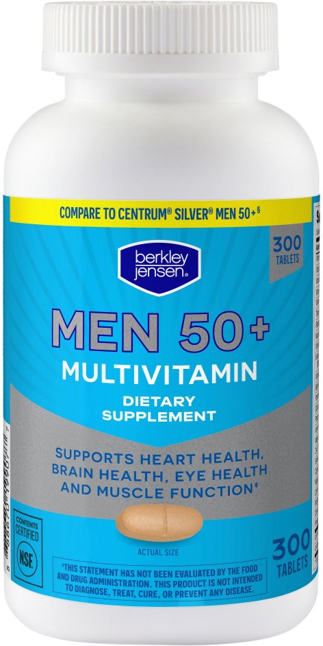 Men's 50+ Multivitamin Tablets, 300 ct.