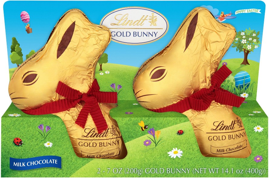 Easter Gold Bunny Duo, 14 oz.