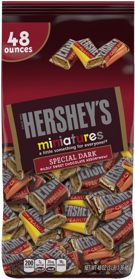 Special Dark Chocolate Miniatures, 48 oz.