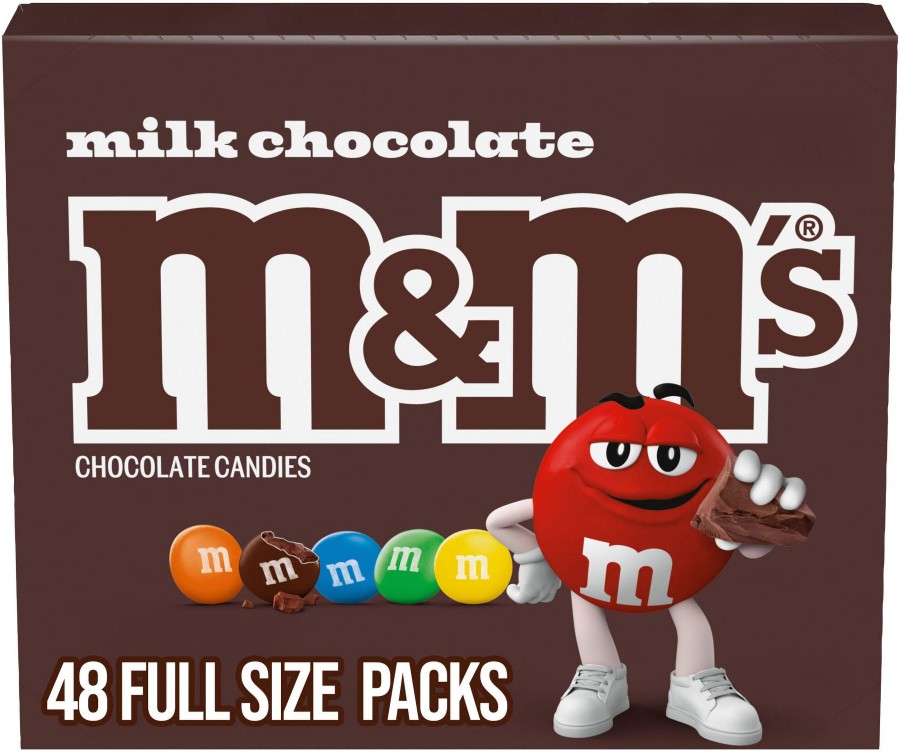 Full Size Chocolate Candy, Milk Chocolate, 48 ct./1.69 oz.