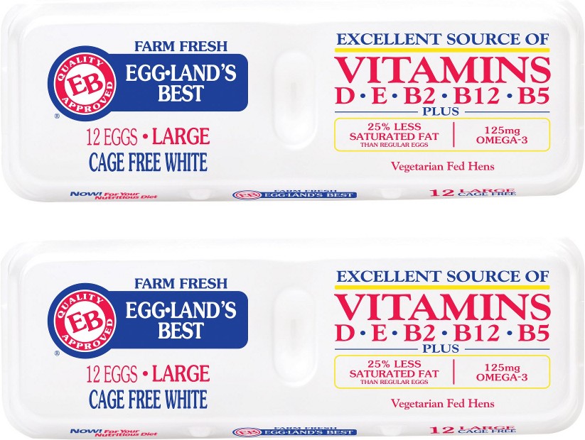 Cage Free Large White Eggs, 2 pk./12 ct.