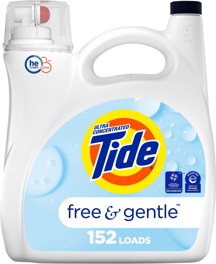 Free & Gentle Liquid Laundry Detergent, 152 loads/170 oz.