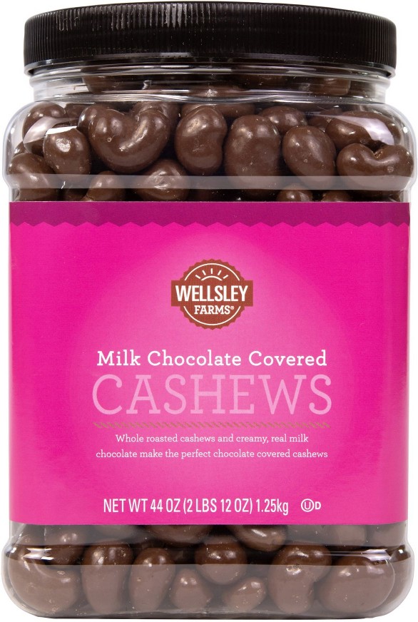 Milk Chocolate Covered Cashews, 44 oz.
