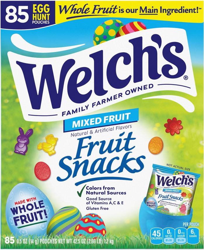 Fruit Snacks Easter Box, 85 ct.