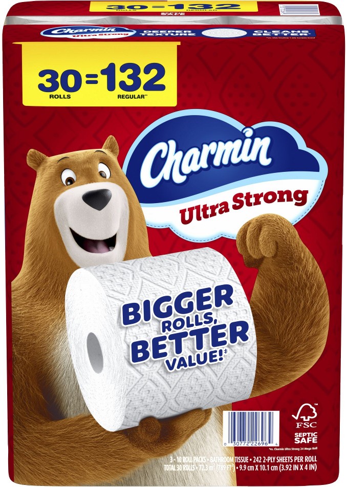 Ultra Strong Toilet Paper, 30 pk./242 sheets per roll