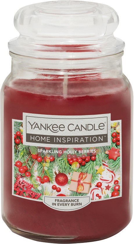 Home Inspiration Candle, 19 oz. Sparkling Holly Berries