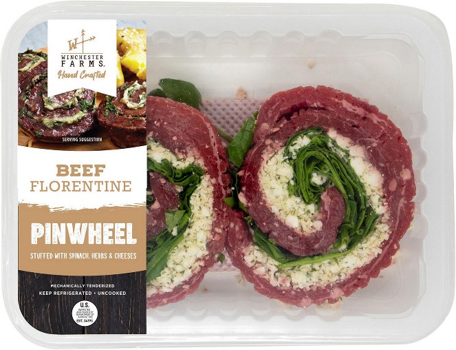 Beef Florentine Pinwheel