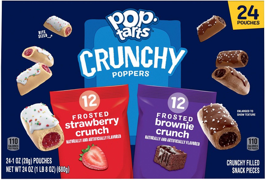 Crunchy Poppers Filled Pastry Bites Variety Pack, 24 ct.