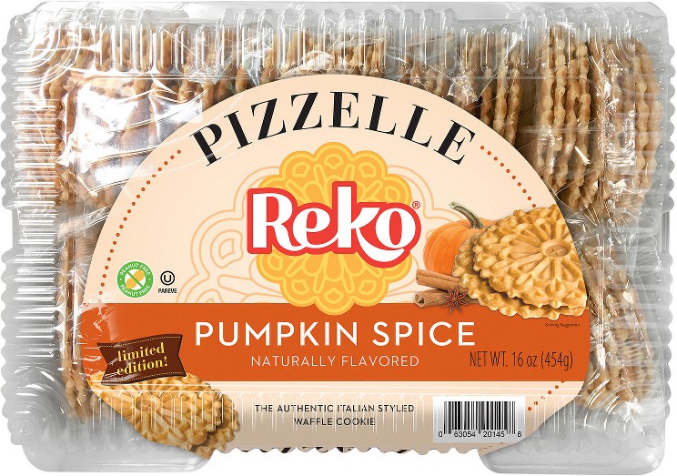 Pizzelle Pumpkin Spice Waffle Cookies, 16 oz.