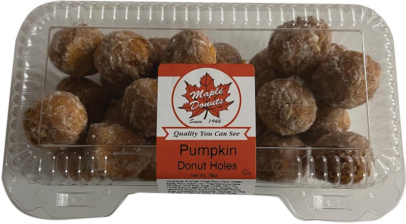 Pumpkin Glazed Cake Donut Holes, 15 oz.