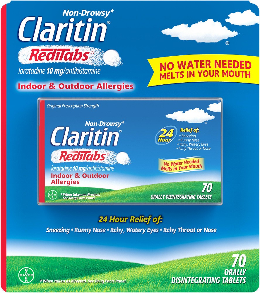 RediTabs Non-Drowsy Allergy Relief Tablets, 70 ct.