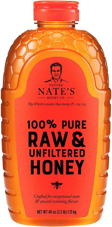 Nature Nate's Raw US Honey, 40 oz.