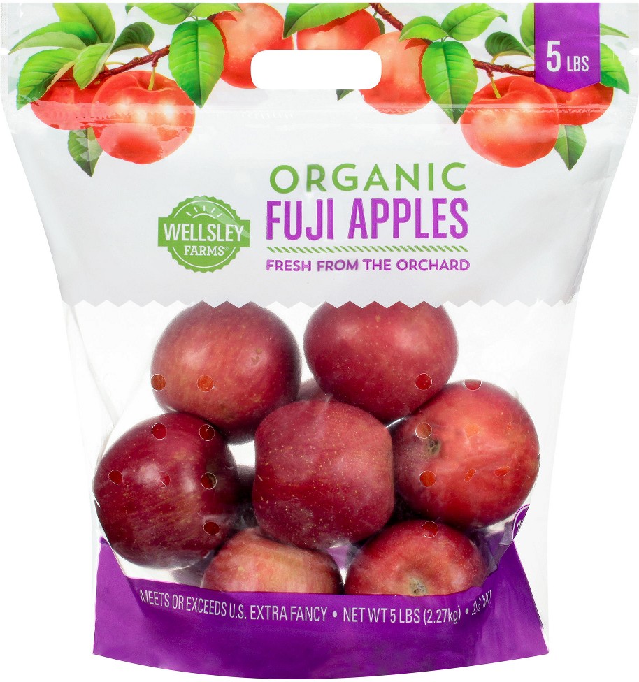 Organic Fuji Apples, 5 lbs.