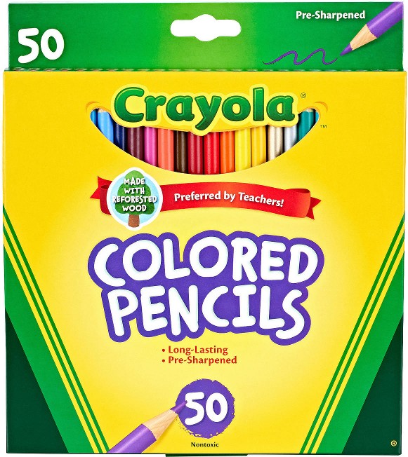 Colored Pencils, 50 ct.