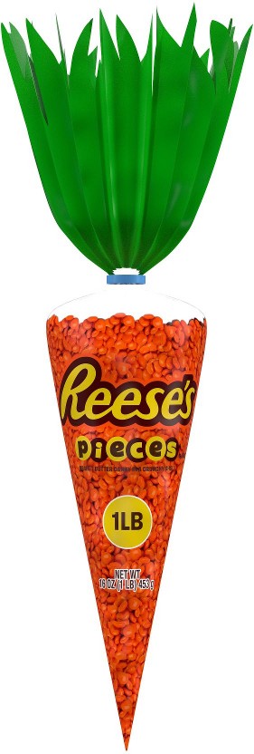 Pieces Peanut Butter In A Crunchy Shell, Easter Candy Gift Bag, 1 lb.