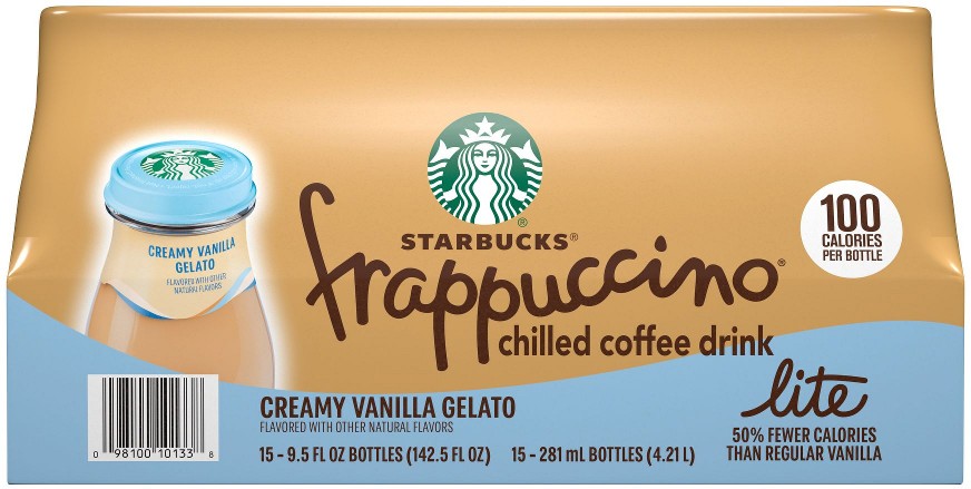 Frappuccino Lite Coffee Drink, Ready To Drink, Bottles, 15 pk./9.5 fl. oz.