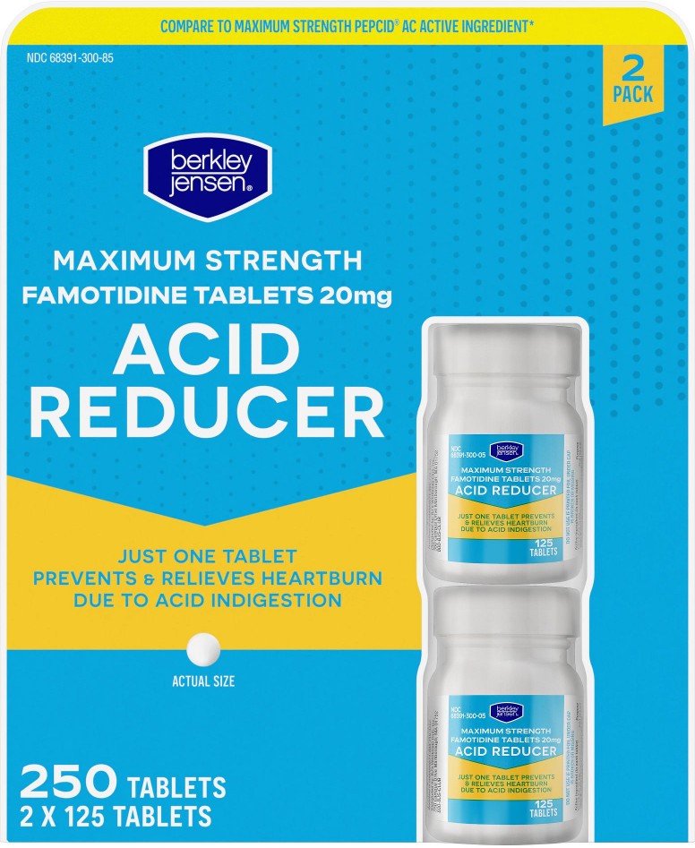 Maximum Strength Famotidine 20mg Tablets, 250 ct.
