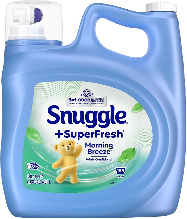 SuperFresh Liquid Fabric Conditioner - Morning Breeze, 138.4 oz.