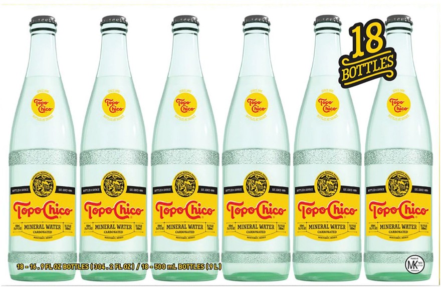 Sparkling Mineral Water, Bottles, 18 pk./16.9 oz.