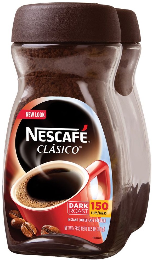 Clasico Dark Roast Instant Coffee 2 jars (105 oz each)