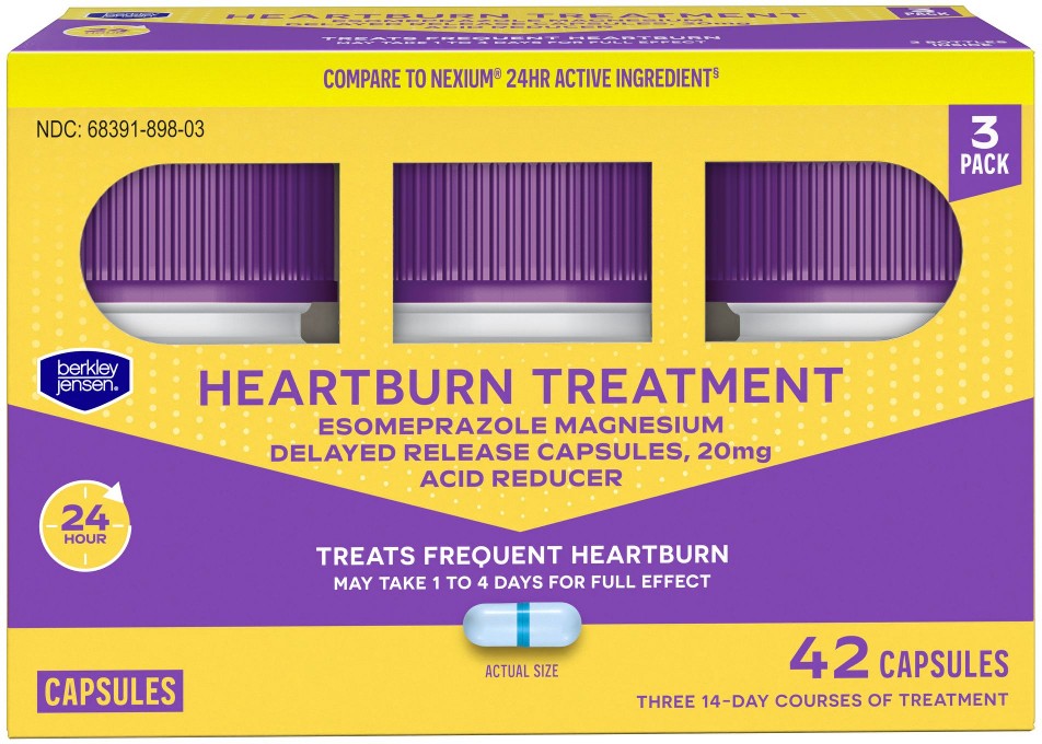 20 mg Esomeprazole Magnesium Delayed Release Capsules, 42 ct.