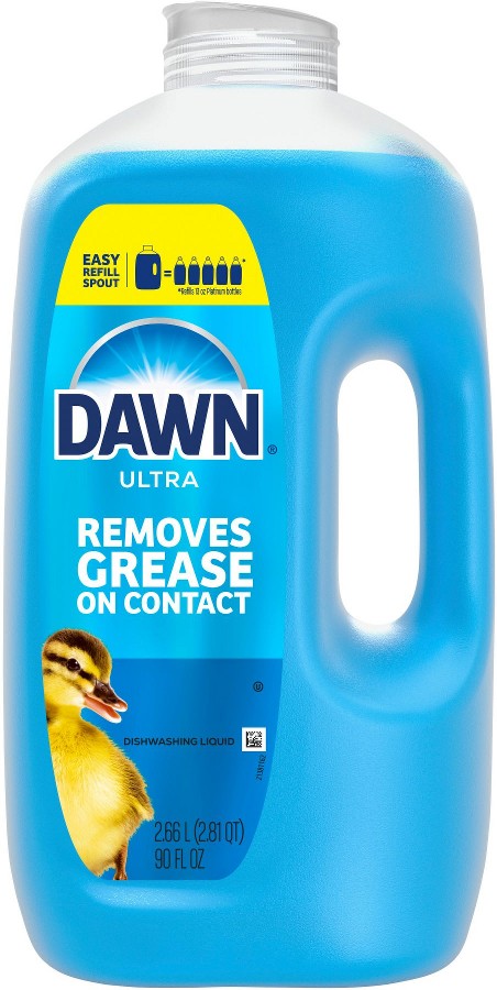 Ultra Dish Soap Dishwashing Liquid with Grease Removal - Original Scent, 90 oz.