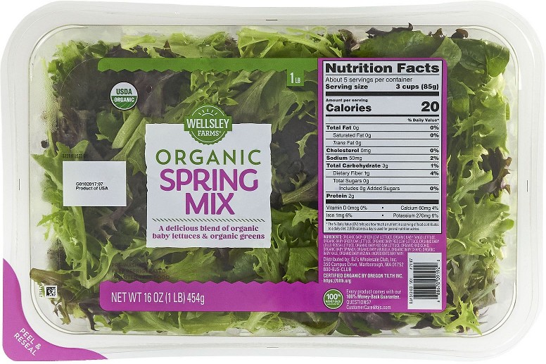 Organic Spring Mix, 16 oz.