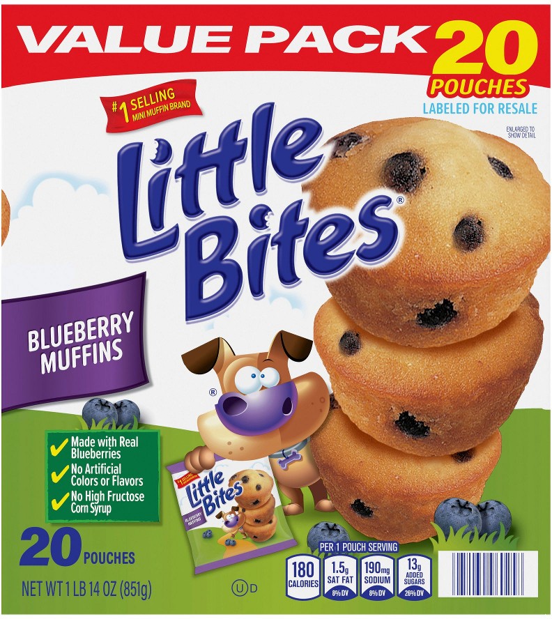 Little Bites Blueberry Value Pack Mini Muffins, 20 pk./1.5 oz.