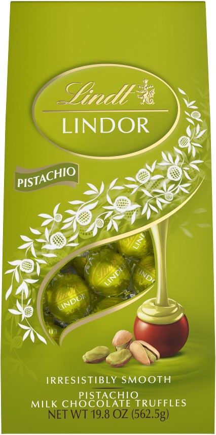 Lindor Pistachio Milk Chocolate Truffles, 19.8 oz.