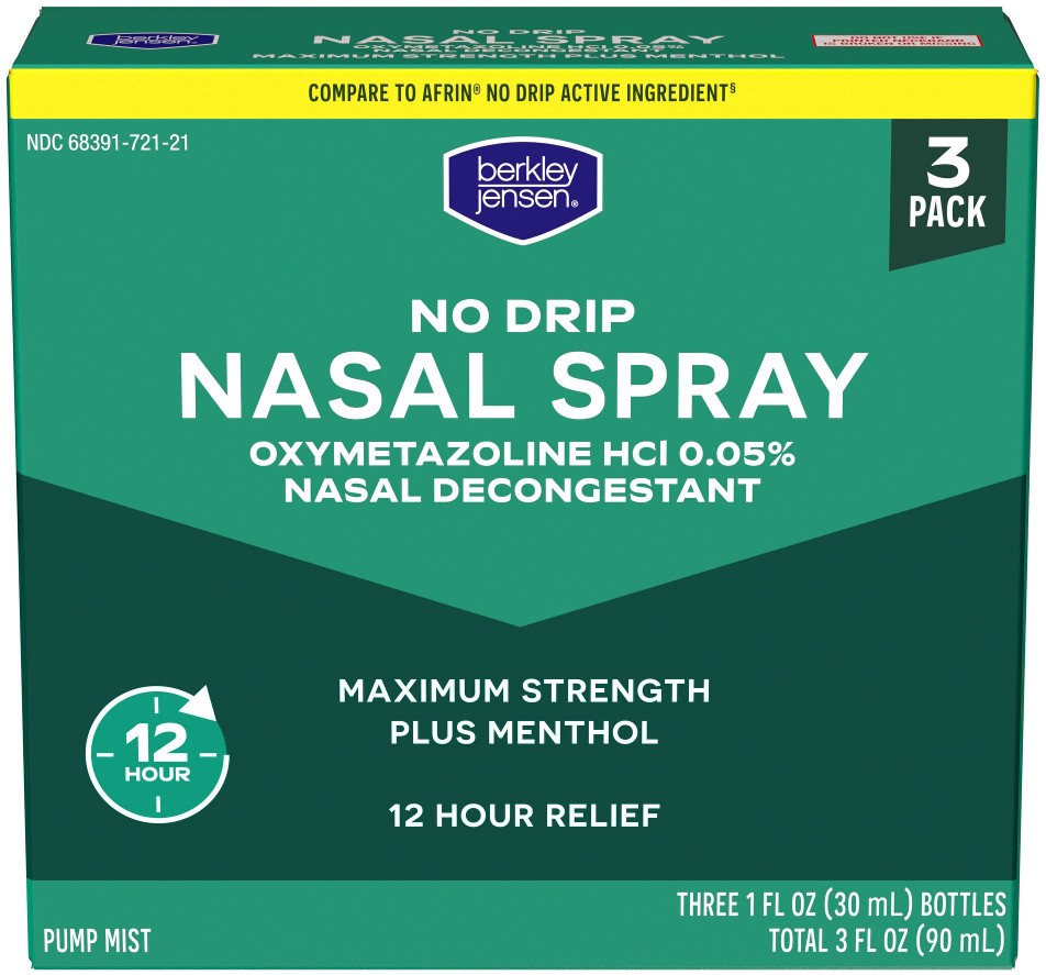 No Drip Severe Congestion Nasal Spray, 3pk./1 fl. oz.