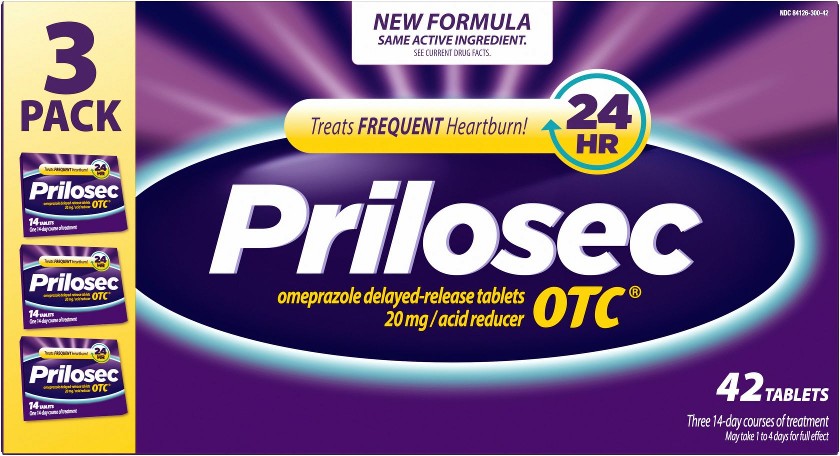 20mg Omeprazole for 24-Hour Heartburn Relief Tablets, 42 ct.