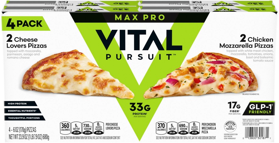 Pizza Variety Pack, Cheese Lovers & Chicken Mozzarella, Frozen, 4 pk.