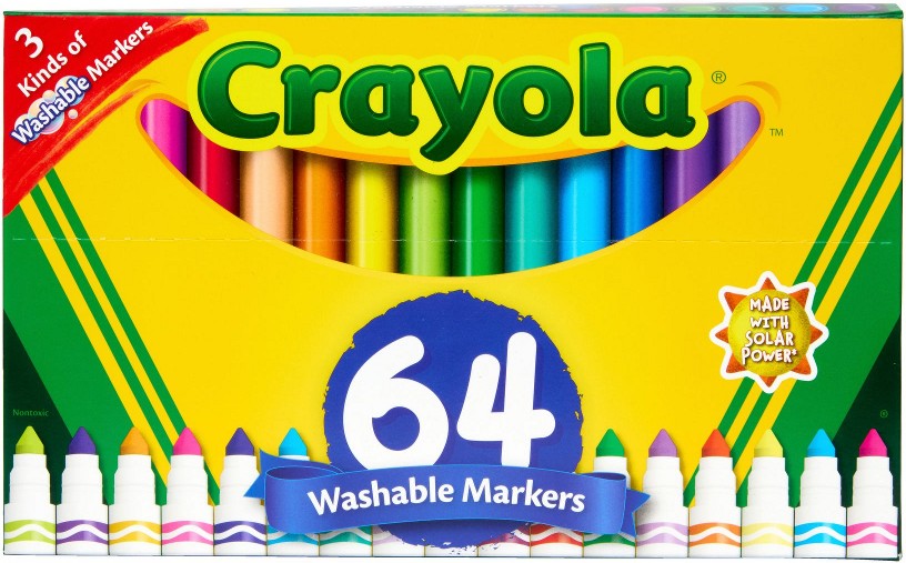 64 ct. Broad Line Ultra-Clean Washable Markers