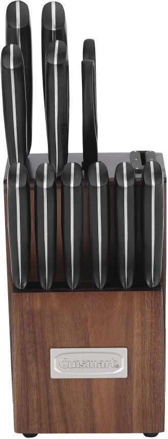 Classic Triple Rivet Stainless Steel Cutlery, 12-Pc. Block Set