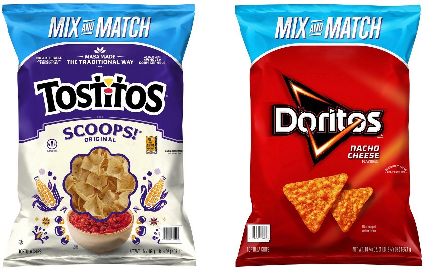 Nacho Cheese & Tostitos Scoops, Pick n' Pack