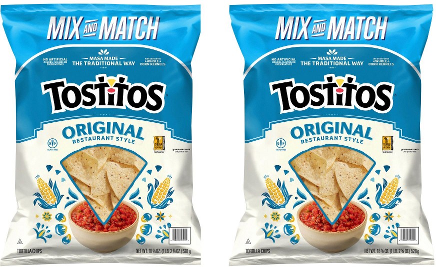 Tortilla Chips Original Restaurant Style, Pick n' Pack, 2 ct.