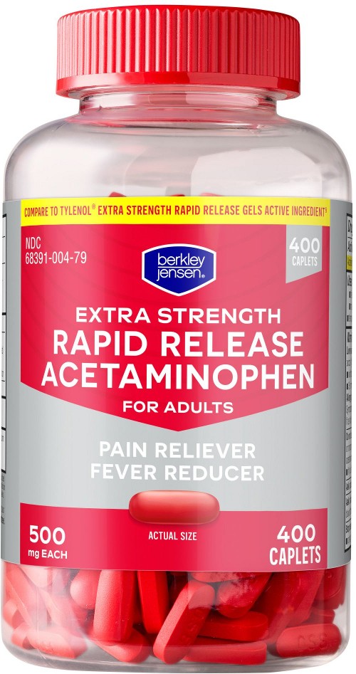 Rapid Release Extra Strength Acetaminophen Caplets, 400 ct.
