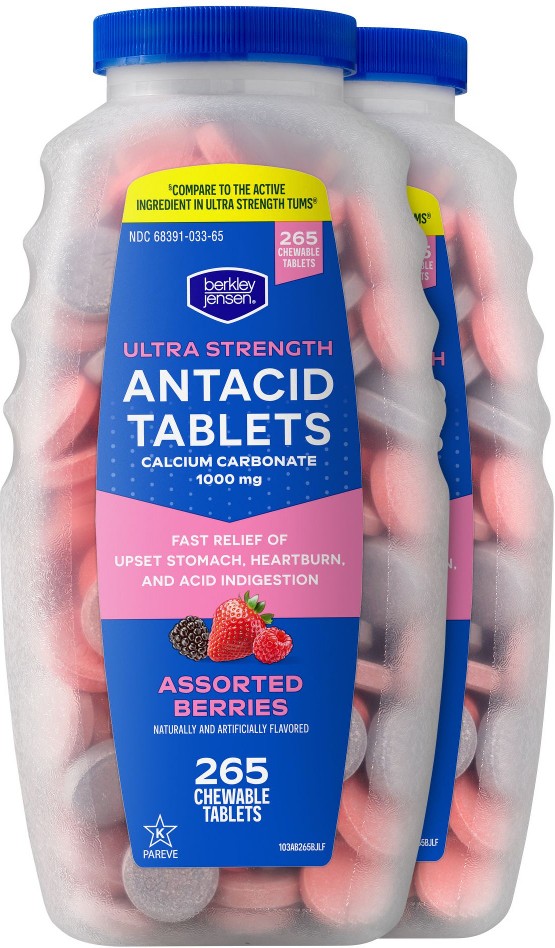 Ultra Strength Antacid Chewable Tablets, 530 ct.