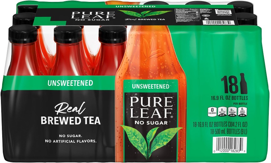 Pure Leaf Unsweetened Iced Black Tea, 18 pk./16.9 oz.