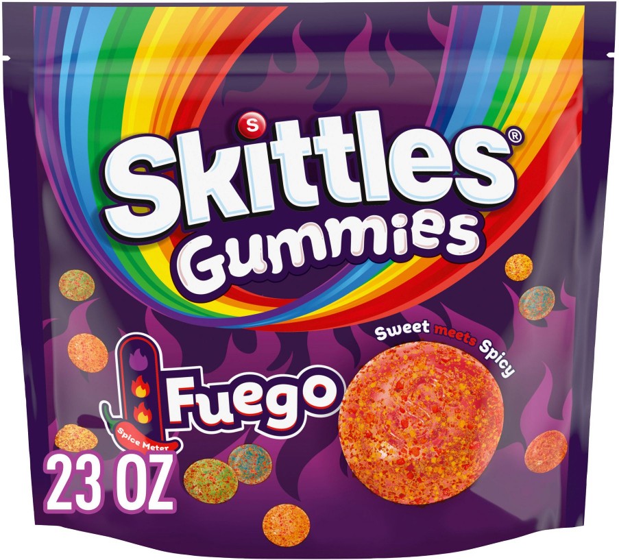 Gummies Fuego Sweet and Spicy Gummy Candy, Resealable, 23 oz.