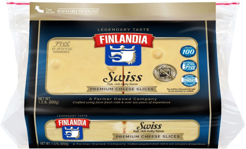 Pre-Sliced Swiss Cheese, 24 oz.